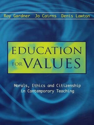 cover image of Education for Values